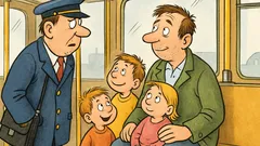 Witz: In der Straßenbahn: „Herr Schaffner…“