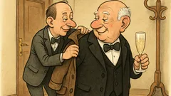 Witz: Johann, Diener eines alten Junggesellen...