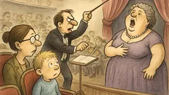 Witz: „Mama, wer wedelt da mit Stock?“