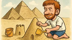 Witz: Chuck Norris baute Sandburgen als Kind