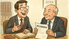 Witz: Ein junger Anwalt prahlt vor Kollegen