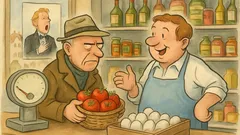 Witz: Der Sänger gastiert in der Kleinstadt