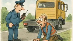 Witz: Polizei stoppt einen LKW-Fahrer…