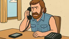 Witz: Chuck Norris ruft unbekannte Nummern zurück