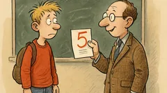 Witz: Sagt der Schüler im Mathetest …