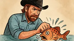 Witz: Chuck Norris kann sogar Fische ertränken