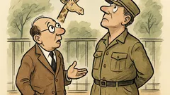 Witz: Warum schauen Sie immer nach oben?