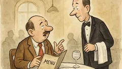 Witz: Herr Ober, ich möchte etwas Neues