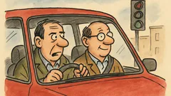 Witz: Der Fahrer fragt: „Ist rechts frei?“