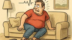 Witz: Ich drehe mich auf der Couch…