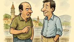 Witz: Zwei Männer von der Insel Brač