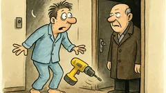 Witz: Letzte Nacht, es muss schon nach drei