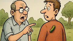 Witz: Was ist fünf Zentimeter lang, grün?