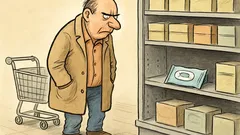 Witz: Neulich im Supermarkt ein Mann starrt