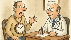 Witz: „Herr Doktor, ich bin eine Uhr!“