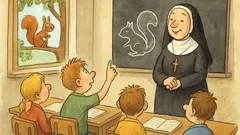 Witz: Lehrerin fragt: Was springt von Baum?