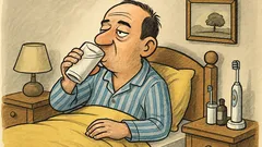 Witz: Warme Milch vorm Schlafen? Dann Zähneputzen!