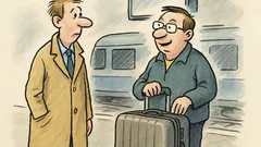 Witz: „Ich bin Hartschalenkoffer-Besitzer.“