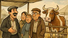 Witz: Mujo auf der Landwirtschaftsmesse…