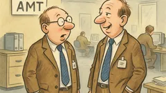 Witz: Treffen sich zwei Beamte im Amt