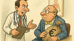 Witz: Der Arzt zum schwerreichen Patienten…