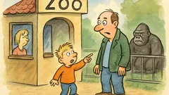 Witz: Fritzchen geht mit Papa in den Zoo