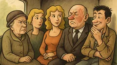 Witz: Ein Unternehmer sitzt im Zugabteil…