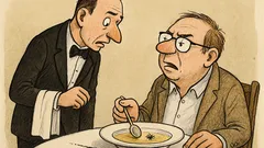 Witz: Herr Ober, Fliege in meiner Suppe!