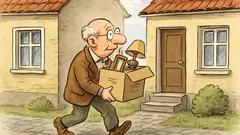 Witz: Seit fünfzig Jahren wohnt Wimmer nebenan