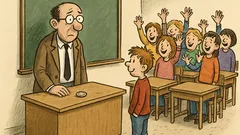 Witz: Es ist Montag – Fritzchen handelt