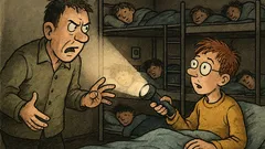 Witz: Die Gruppe schläft in der Jugendherberge