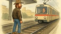 Witz: Wenn Chuck Norris auf den Gleisen steht…