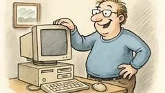 Witz: Der Computer-Freak sagt stolz: „Virenfrei!“