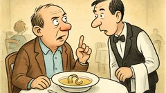 Witz: „Herr Ober, in meiner Suppe ist …“
