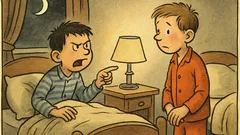 Witz: „Du Gute-Nacht-Kuss-von-Mama-Abholer!“