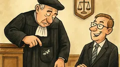 Witz: Ein Richter greift in die Robentasche…