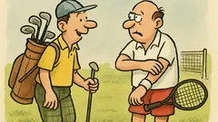 Witz: Ein Sportler sagt: „Ich hab Golfsack“