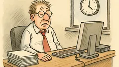 Witz: Kollege kommt um neun: „Feierabend?“