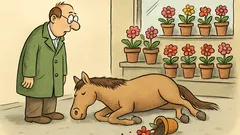 Witz: Was sind Blumentopferde im Gartenmarkt?