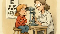 Witz: Klein Gudrun beim Augenarzt – und dann?