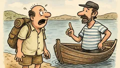 Witz: Am See Genezareth fragt ein Tourist