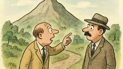 Witz: Ist das der Berg?