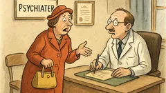 Witz: Kommt eine Dame zum Psychiater…
