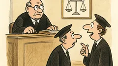 Witz: „Herr Anwalt, Kläger oder Beklagter?“