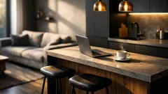 Warum 2026 immer mehr Wohnzimmer den Couchtisch gegen eine Frühstücksbar tauschen