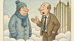 Witz: „Sie sind auch gerade hier…?“