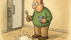 Witz: Mein Joghurt fiel runter – nicht haltbar