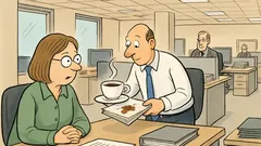 Witz: Im Großraumbüro flüstert die Sekretärin