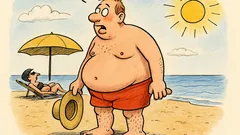 Witz: Verdammt, der Sommer kam 12 Kilo früh!