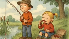 Witz: Der kleine Paul geht angeln